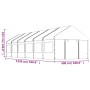 Gazebo with white polyethylene roof 13.38x4.08x3.22 m by vidaXL, Tents and gazebos - Ref: Foro24-3155490, Price: 799,04 €, Di...