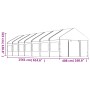 Pavillon mit weißem Polyethylendach 15,61 x 4,08 x 3,22 m von vidaXL, Zelte und Pavillons - Ref: Foro24-3155491, Preis: 1,00 ...