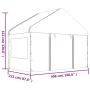 Gazebo with white polyethylene roof 15.61x4.08x3.22 m by vidaXL, Tents and gazebos - Ref: Foro24-3155491, Price: 1,00 €, Disc...