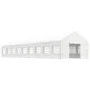 Gazebo with white polyethylene roof 20.07x4.08x3.22 m by vidaXL, Tents and gazebos - Ref: Foro24-3155493, Price: 1,00 €, Disc...