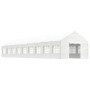 Pavillon mit weißem Polyethylendach 20,07 x 4,08 x 3,22 m von vidaXL, Zelte und Pavillons - Ref: Foro24-3155493, Preis: 1,00 ...