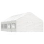 Cenador con techo polietileno blanco 8,92x5,88x3,75 m de vidaXL, Carpas y cenadores - Ref: Foro24-3155496, Precio: 646,32 €, ...
