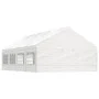 Pavillon mit weißem Polyethylendach 8,92 x 5,88 x 3,75 m von vidaXL, Zelte und Pavillons - Ref: Foro24-3155496, Preis: 712,57...