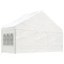 Pavillon mit weißem Polyethylendach 8,92 x 5,88 x 3,75 m von vidaXL, Zelte und Pavillons - Ref: Foro24-3155496, Preis: 712,57...