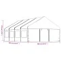 Pavillon mit weißem Polyethylendach 8,92 x 5,88 x 3,75 m von vidaXL, Zelte und Pavillons - Ref: Foro24-3155496, Preis: 712,57...