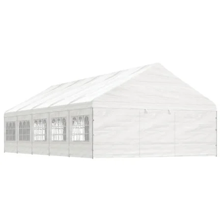 Pavillon mit weißem Polyethylendach 11,15x5,88x3,75 m von vidaXL, Zelte und Pavillons - Ref: Foro24-3155497, Preis: 861,40 €,...