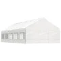 Pavillon mit weißem Polyethylendach 11,15x5,88x3,75 m von vidaXL, Zelte und Pavillons - Ref: Foro24-3155497, Preis: 861,40 €,...
