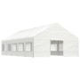 Pavillon mit weißem Polyethylendach 11,15x5,88x3,75 m von vidaXL, Zelte und Pavillons - Ref: Foro24-3155497, Preis: 778,13 €,...