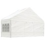 Pavillon mit weißem Polyethylendach 11,15x5,88x3,75 m von vidaXL, Zelte und Pavillons - Ref: Foro24-3155497, Preis: 778,13 €,...