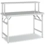 Küchenarbeitstisch mit Edelstahlablage 120x60x115cm von vidaXL, Wiederherstellung - Ref: Foro24-3155991, Preis: 237,98 €, Rab...