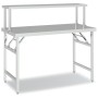 Küchenarbeitstisch mit Edelstahlablage 120x60x115cm von vidaXL, Wiederherstellung - Ref: Foro24-3155991, Preis: 264,48 €, Rab...