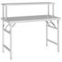 Küchenarbeitstisch mit Edelstahlablage 120x60x115cm von vidaXL, Wiederherstellung - Ref: Foro24-3155991, Preis: 264,48 €, Rab...