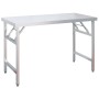 Küchenarbeitstisch mit Edelstahlablage 120x60x115cm von vidaXL, Wiederherstellung - Ref: Foro24-3155991, Preis: 264,48 €, Rab...