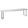 Küchenarbeitstisch mit Edelstahlablage 120x60x115cm von vidaXL, Wiederherstellung - Ref: Foro24-3155991, Preis: 237,98 €, Rab...