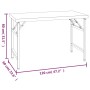 Küchenarbeitstisch mit Edelstahlablage 120x60x115cm von vidaXL, Wiederherstellung - Ref: Foro24-3155991, Preis: 264,48 €, Rab...