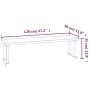 Küchenarbeitstisch mit Edelstahlablage 120x60x115cm von vidaXL, Wiederherstellung - Ref: Foro24-3155991, Preis: 237,98 €, Rab...