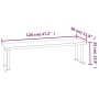 Küchenarbeitstisch mit Edelstahlablage 120x60x115cm von vidaXL, Wiederherstellung - Ref: Foro24-3155991, Preis: 264,48 €, Rab...