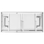 Küchenarbeitstisch mit Edelstahlregal 120x60x145cm von vidaXL, Wiederherstellung - Ref: Foro24-3155992, Preis: 325,56 €, Raba...