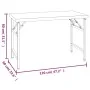 Küchenarbeitstisch mit Edelstahlregal 120x60x145cm von vidaXL, Wiederherstellung - Ref: Foro24-3155992, Preis: 278,95 €, Raba...