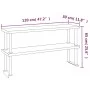 Küchenarbeitstisch mit Edelstahlregal 120x60x145cm von vidaXL, Wiederherstellung - Ref: Foro24-3155992, Preis: 278,95 €, Raba...