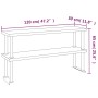 Küchenarbeitstisch mit Edelstahlregal 120x60x145cm von vidaXL, Wiederherstellung - Ref: Foro24-3155992, Preis: 325,56 €, Raba...