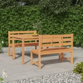 Garden dining set 3 pieces solid teak wood by vidaXL, Garden sets - Ref: Foro24-3157193, Price: 600,14 €, Discount: %