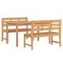 Garten-Essgruppe 3-teilig aus massivem Teakholz von vidaXL, Gartensets - Ref: Foro24-3157193, Preis: 600,12 €, Rabatt: %