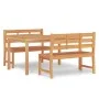 Juego de comedor para jardín 3 pzas madera maciza de teca de vidaXL, Conjuntos de jardín - Ref: Foro24-3157196, Precio: 619,9...