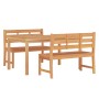Juego de comedor para jardín 3 pzas madera maciza de teca de vidaXL, Conjuntos de jardín - Ref: Foro24-3157196, Precio: 631,08 €