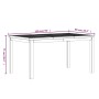 Juego de comedor para jardín 3 pzas madera maciza de teca de vidaXL, Conjuntos de jardín - Ref: Foro24-3157196, Precio: 631,08 €