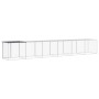 Chicken coop with anthracite galvanized steel roof 603x98x90 cm by vidaXL, Cages and habitats for small animals - Ref: Foro24...