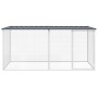 Chicken coop with anthracite galvanized steel roof 203x98x90 cm by vidaXL, Cages and habitats for small animals - Ref: Foro24...