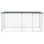 Chicken coop with anthracite galvanized steel roof 203x98x90 cm by vidaXL, Cages and habitats for small animals - Ref: Foro24...