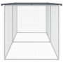 Hühnerstall mit anthrazitfarbenem verzinktem Stahldach 203x98x90 cm von vidaXL, Käfige und Lebensräume für Kleintiere - Ref: ...