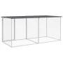 Chicken coop with anthracite galvanized steel roof 203x98x90 cm by vidaXL, Cages and habitats for small animals - Ref: Foro24...