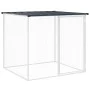 Hühnerstall mit anthrazitfarbenem verzinktem Stahldach 203x98x90 cm von vidaXL, Käfige und Lebensräume für Kleintiere - Ref: ...