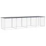 Chicken coop with anthracite galvanized steel roof 403x98x90 cm by vidaXL, Cages and habitats for small animals - Ref: Foro24...