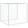 Chicken coop with light gray galvanized steel roof 603x98x90 cm by vidaXL, Cages and habitats for small animals - Ref: Foro24...