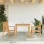 Stapelbare Gartenstühle 2 Stück Teakholz 56,5x57,5x91 cm von vidaXL, Gartenstühle - Ref: Foro24-364404, Preis: 285,56 €, Raba...