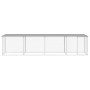 Chicken coop with light gray galvanized steel roof 403x98x90 cm by vidaXL, Cages and habitats for small animals - Ref: Foro24...