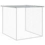Chicken coop with light gray galvanized steel roof 1003x98x90 cm by vidaXL, Cages and habitats for small animals - Ref: Foro2...