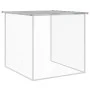 Chicken coop with light gray galvanized steel roof 1003x98x90 cm by vidaXL, Cages and habitats for small animals - Ref: Foro2...