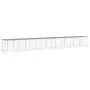 Gallinero con techo acero galvanizado gris claro 803x98x90 cm de vidaXL, Jaulas y habitáculos para animales pequeños - Ref: F...