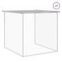 Gallinero con techo acero galvanizado gris claro 803x98x90 cm de vidaXL, Jaulas y habitáculos para animales pequeños - Ref: F...