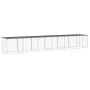 Chicken coop with anthracite galvanized steel roof 603x98x90 cm by vidaXL, Cages and habitats for small animals - Ref: Foro24...