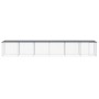Chicken coop with anthracite galvanized steel roof 603x98x90 cm by vidaXL, Cages and habitats for small animals - Ref: Foro24...