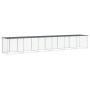 Chicken coop with anthracite galvanized steel roof 603x98x90 cm by vidaXL, Cages and habitats for small animals - Ref: Foro24...