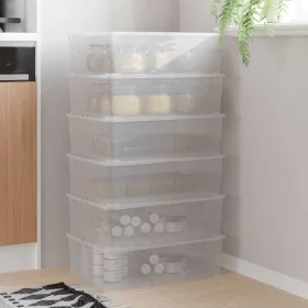 Stackable storage boxes 6 pcs plastic 25 L by vidaXL, Storage baskets - Ref: Foro24-3189188, Price: 103,83 €, Discount: %