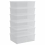 Stackable storage boxes 6 pcs plastic 25 L by vidaXL, Storage baskets - Ref: Foro24-3189188, Price: 106,01 €, Discount: %