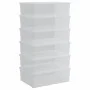 Stackable storage boxes 6 pcs plastic 25 L by vidaXL, Storage baskets - Ref: Foro24-3189188, Price: 103,83 €, Discount: %